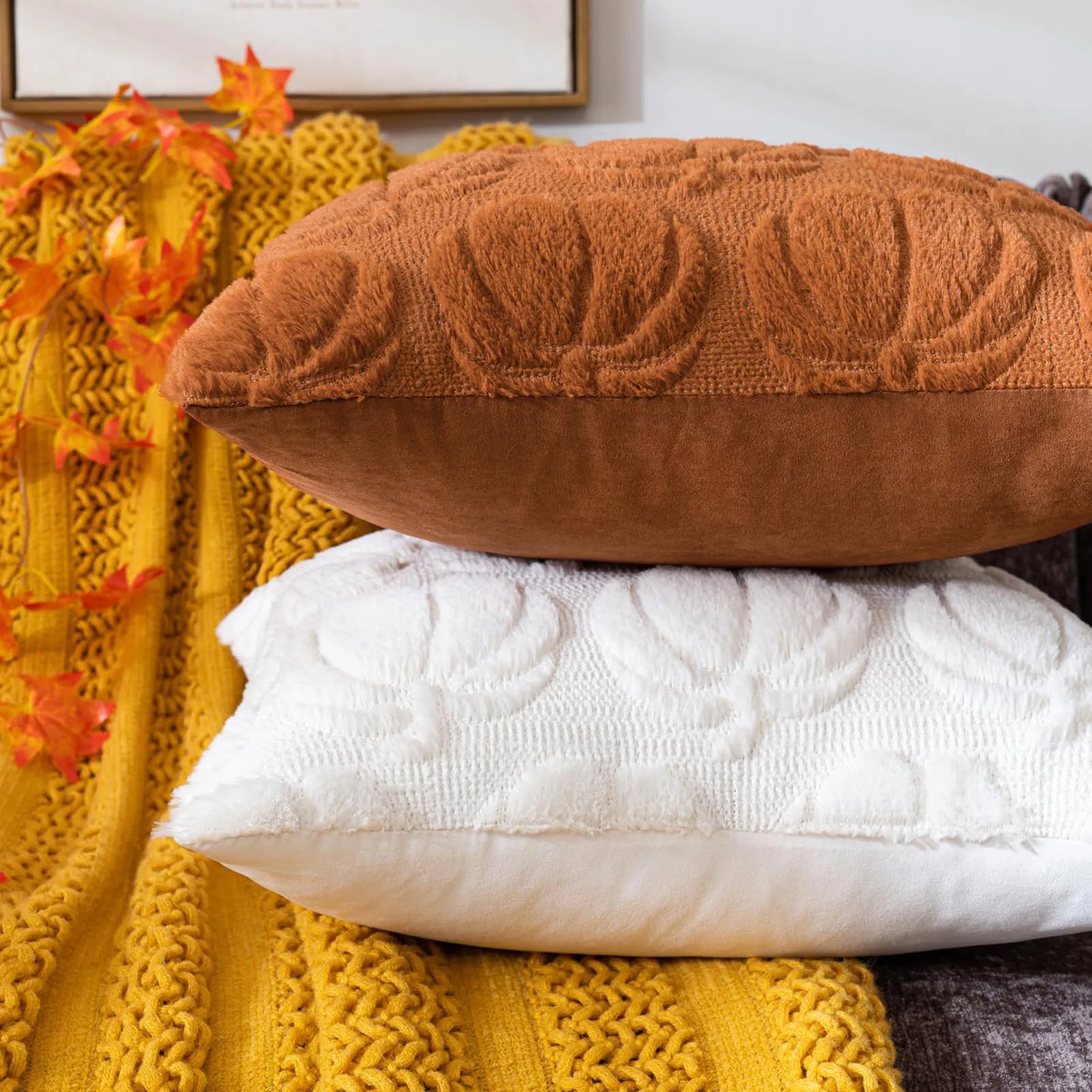 Fall Pumpkin Pillow Case Cover