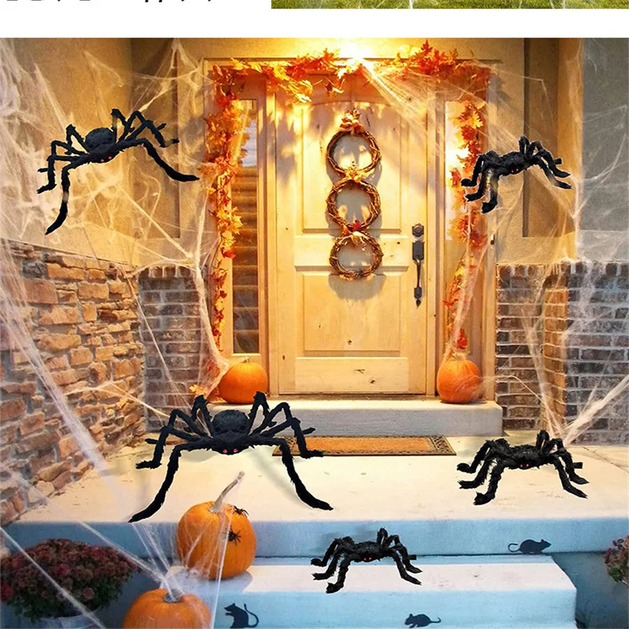 Spider and Web Decor